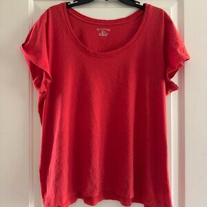 Avenue Scoop Tee T-shirt Orange Size 22/24
